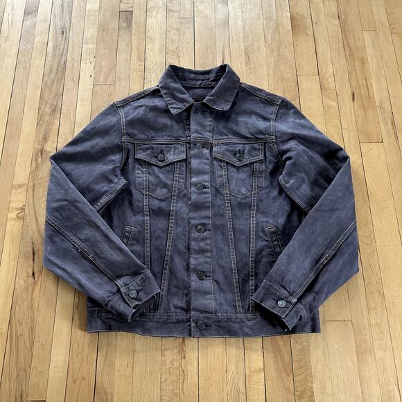 Vintage Y2K Gap Denim Trucker Jacket Size S Brown Faded Jean Type 3 Button Up